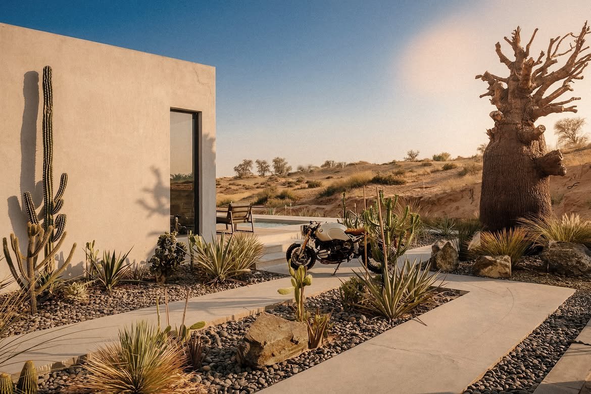 The cactus garden